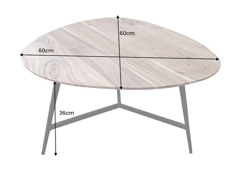 Diivanilaud BEAUTY akaatsia, D60xH36 cm