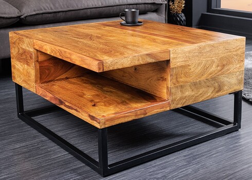 Diivanilaud GIANT sheesham, 60x60xH35 cm