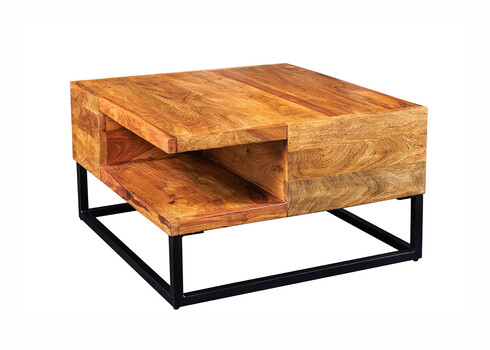 Diivanilaud GIANT sheesham, 60x60xH35 cm