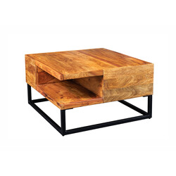 Diivanilaud GIANT sheesham, 60x60xH35 cm