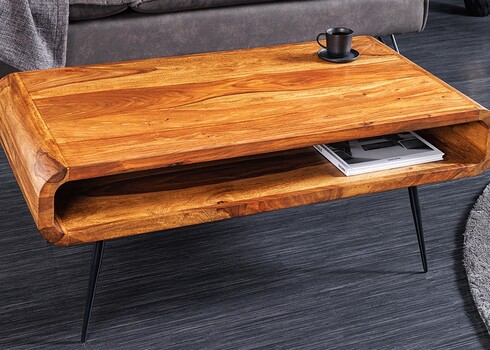 Diivanilaud ALPHA sheesham, 90x50xH40 cm