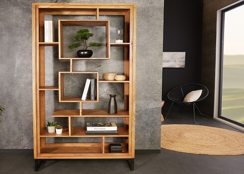 Riiul CUBUS akaatsia, 88x35xH190 cm