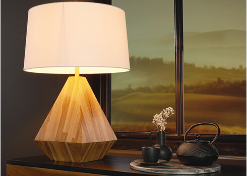 Lauavalgusti DIAMOND valge / pruun, D45xH62 cm