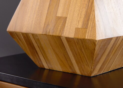 Lauavalgusti DIAMOND valge / pruun, D45xH62 cm