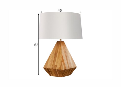Lauavalgusti DIAMOND valge / pruun, D45xH62 cm
