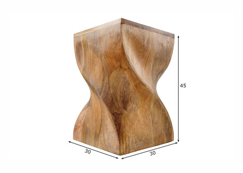 Abilaud TWIST mango, 30x30xH45 cm