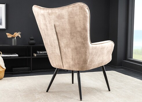 Tugitool SCANDINAVIA beež, 73x78xH98 cm