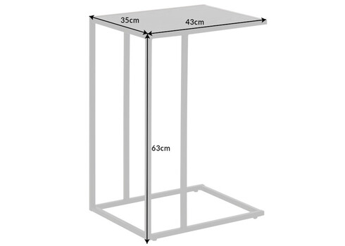 Abilaud SLIM LINE antratsiitmarmor, 43x35xH63 cm