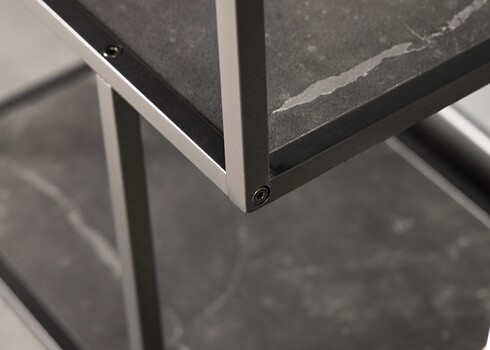 Riiul SLIM LINE antratsiitmarmor, 114x35xH79 cm