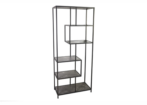 Riiul SLIM LINE antratsiitmarmor, 77x35xH185 cm