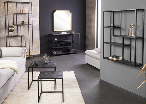 Seinariiul SLIM LINE antratsiitmarmor, 75x20xH91 cm