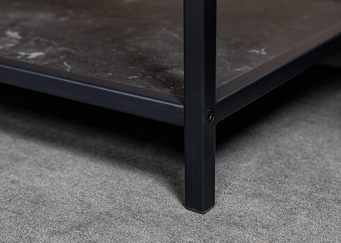 Riiul SLIM LINE antratsiitmarmor, 135x35xH185 cm