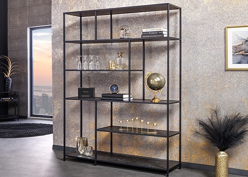 Riiul SLIM LINE antratsiitmarmor, 135x35xH185 cm