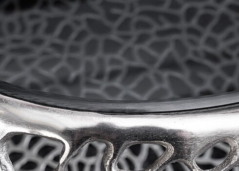 Diivanilaud SPIN hõbe, D74xH40 cm