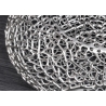 Diivanilaud SPIN hõbe, 119x66xH40 cm