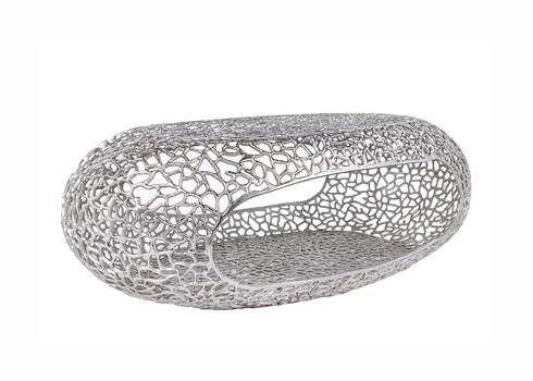 Diivanilaud SPIN hõbe, 119x66xH40 cm