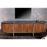 Tv-alus GATSBY pruun / must marmor, 160x40xH50 cm