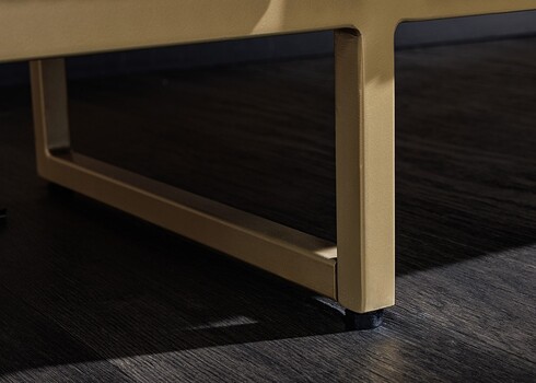 Tv-alus GATSBY pruun / must marmor, 160x40xH50 cm