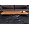 Diivanilaud MAMMUT pruun / must, 110x40xH60 cm