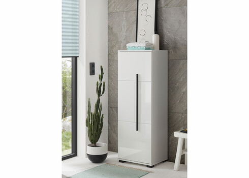 Vannitoakapp CANTARA valge, 45x35xH126 cm