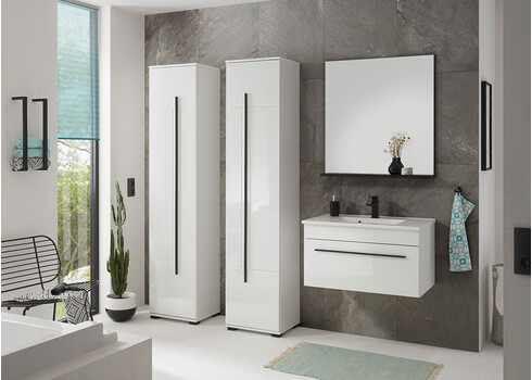 Vannitoakapp CANTARA valge, 45x35xH200 cm