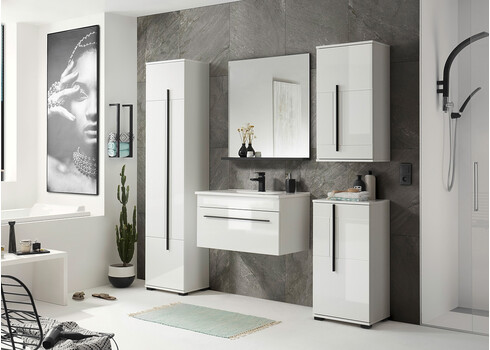 Vannitoakapp CANTARA valge läige, 45x35xH88 cm