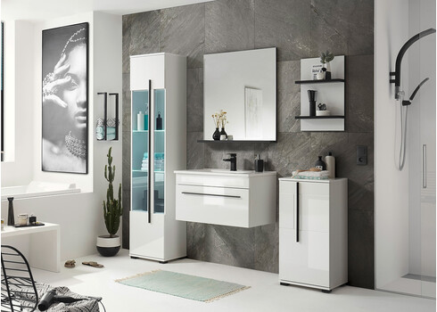 Vannitoakapp CANTARA valge läige, 45x35xH88 cm