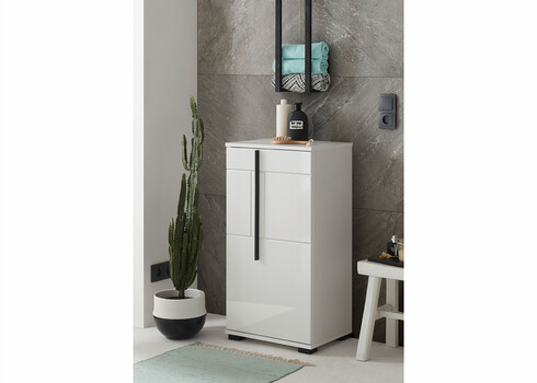 Vannitoakapp CANTARA valge läige, 45x35xH88 cm