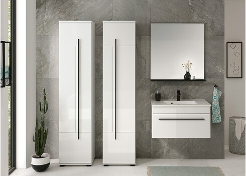 Vannitoakapp CANTARA valge läige, 45x35xH200 cm