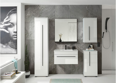 Seinakapp CANTARA valge läige, 45x30xH85 cm