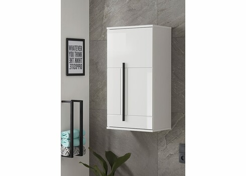 Seinakapp CANTARA valge läige, 45x30xH85 cm