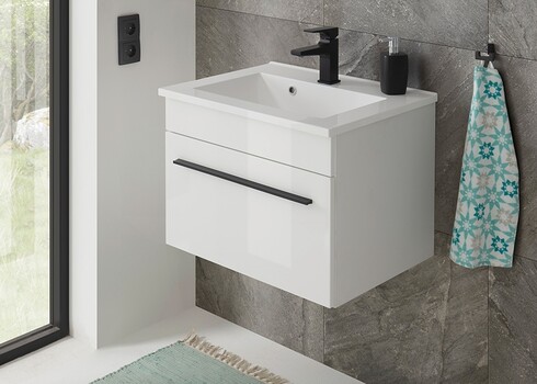 Valamukapp CANTARA valge läige, 60x47xH45 cm