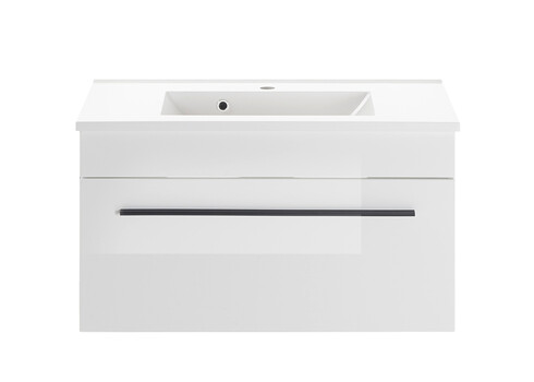 Valamukapp + valamu CANTARA valge läige, 80x47xH45 cm