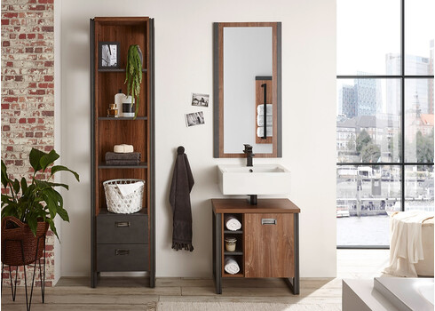 Valamukapp DETROIT tamm / hall, 61x40xH62 cm