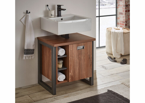 Valamukapp DETROIT tamm / hall, 61x40xH62 cm