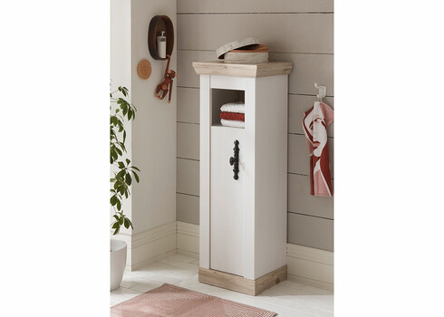 Vannitoakapp FLORENZ valge mänd / mänd, 42x35xH120 cm