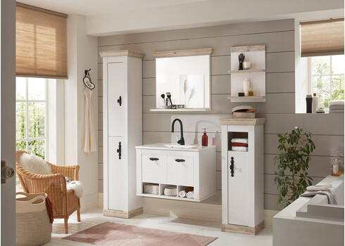 Vannitoakapp FLORENZ valge mänd / mänd, 42x35xH200 cm