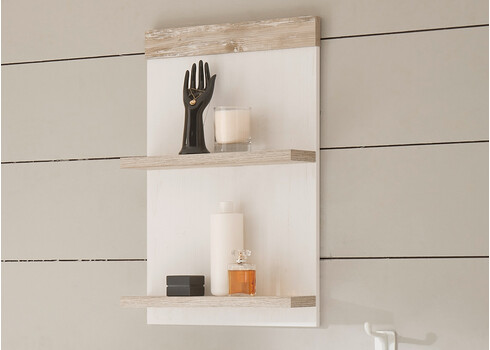 Seinariiul FLORENZ valge mänd / mänd, 40x12xH62 cm