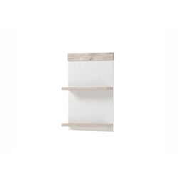 Seinariiul FLORENZ valge mänd / mänd, 40x12xH62 cm