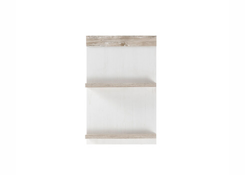 Seinariiul FLORENZ valge mänd / mänd, 40x12xH62 cm