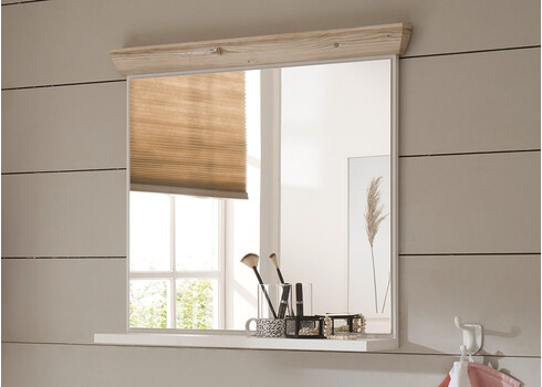 Seinapeegel FLORENZ valge mänd / mänd, 80x15xH72 cm