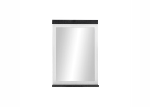 Seinapeegel SHERWOOD valge mänd / hall, 56x10xH77 cm