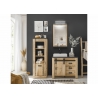 Vannitoakapp SHERWOOD pruun / hall, 51x38xH146 cm