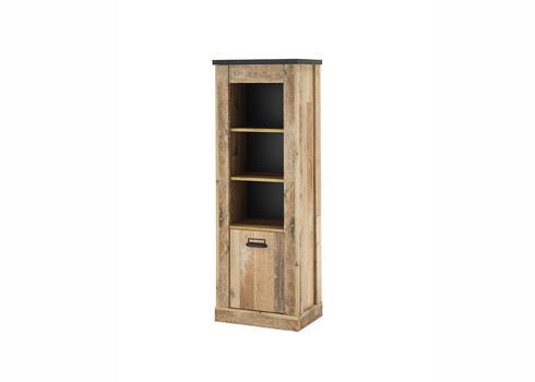 Vannitoakapp SHERWOOD pruun / hall, 51x38xH146 cm