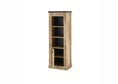 Vannitoakapp SHERWOOD pruun / hall, 51x38xH146 cm