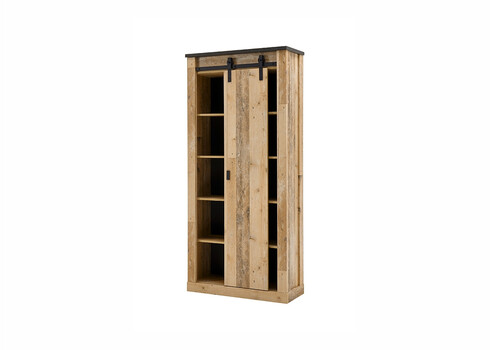 Vannitoakapp SHERWOOD pruun / hall, 51x38xH201 cm