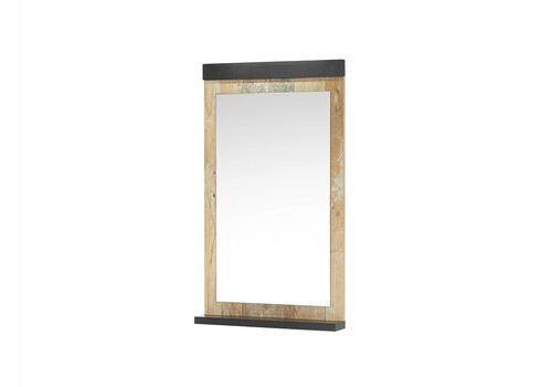 Seinapeegel SHERWOOD pruun / hall, 56x10xH77 cm