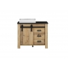 Valamukapp + valamu SHERWOOD pruun / hall, 95x43xH91 cm