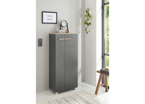 Vannitoakapp SOLID antratsiit, 51x30xH115 cm