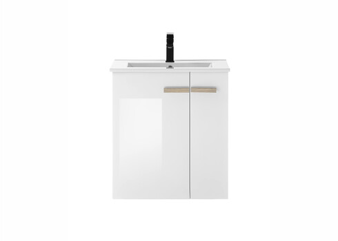 Valamukapp + valamu SOLID valge läige, 60x40xH70 cm